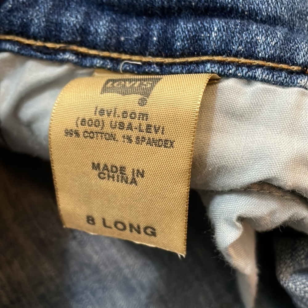 Levi’s Bootcut 515 jeans,‎ 8 Long, medium denim - Picture 3 of 4